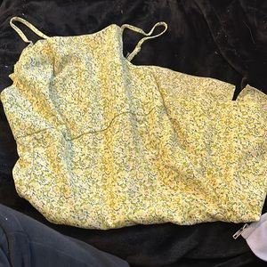 green floral dress barely worn